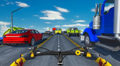 疯狂的交通自行车骑士3D极速版