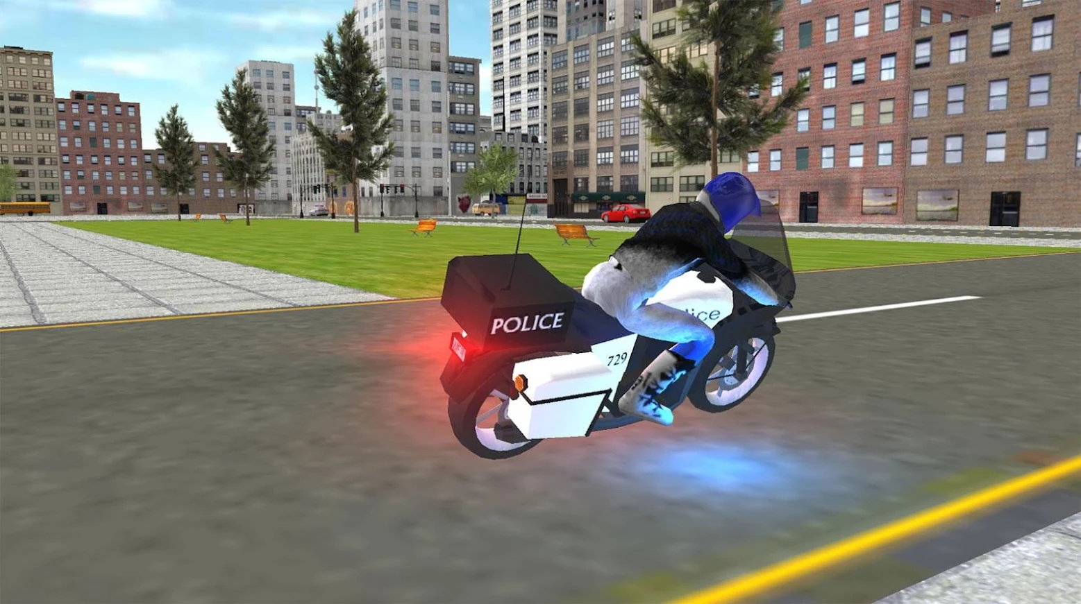 真实警察摩托车极速版